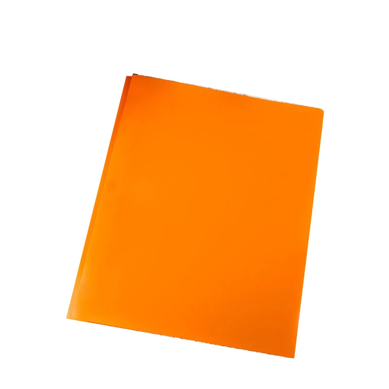 Popular orange plastic file transparent a4 file folder for office document file