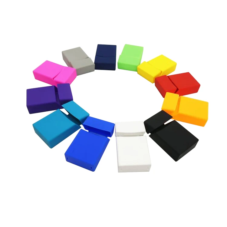 
Eco Friendly DIY Silicone Slim Cigarette Case Cover Rubber Cigarette Box/Case /Pack Cover 