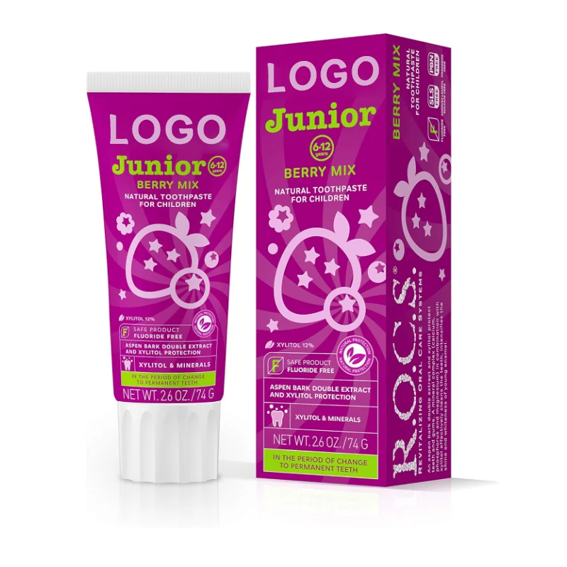 Anti Cavity Fruit Flavor Clean Instant Stain Remover Toothpaste For Kids