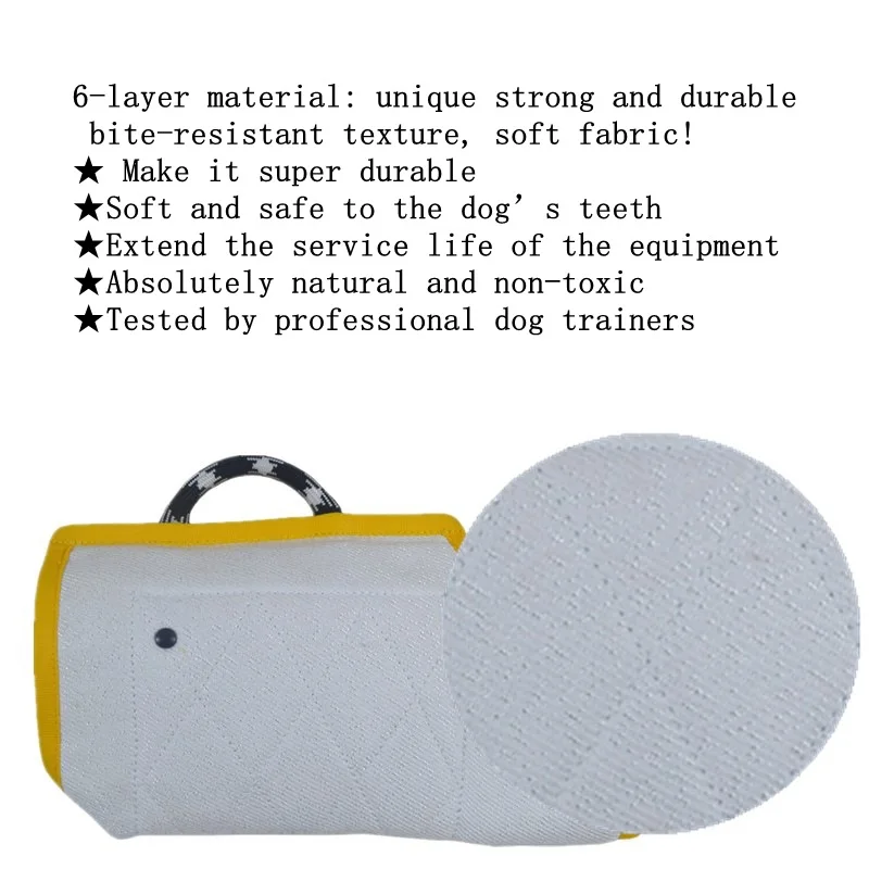 Thick Durable Dog Training Bite Sleeve Tear-Resistant Fabric for GSD Malinois Training