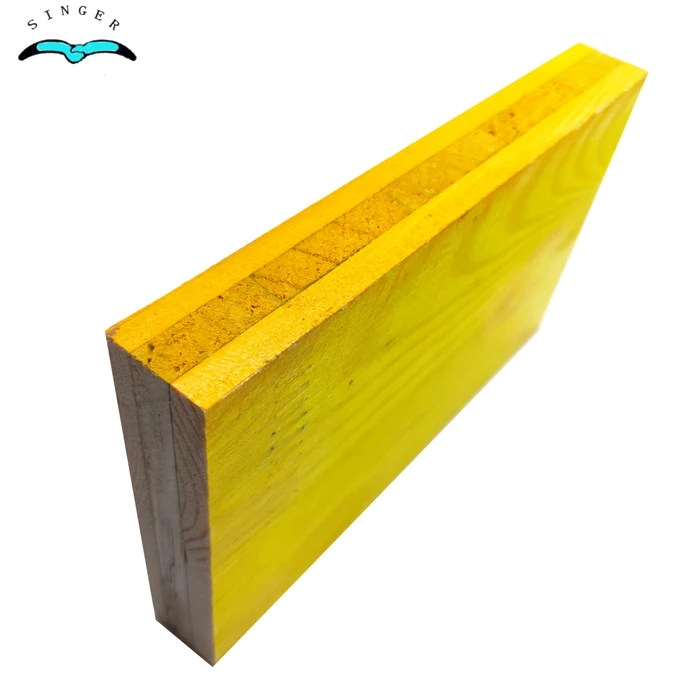 27mm pine core 3ply yellow shuttering panels / construction formwork panels price