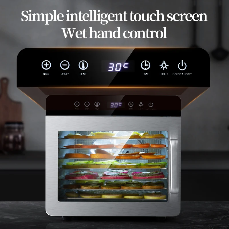 Cheap Price Commercial Household Fruit Dehydrators Fully Automatic 8-layer Food Dehydrator