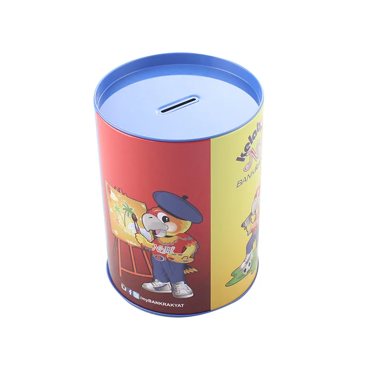 
T-Y009 OEM luxury round shape 3d printing fruit caps box candy special design tinplate box for food packing gift box 