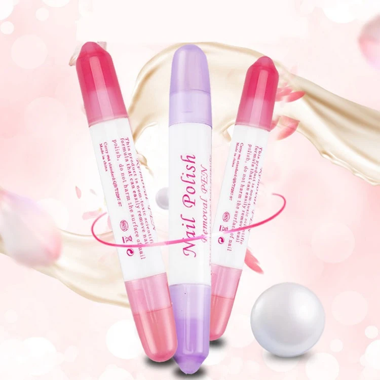 Nail Drill Asianail plastic tube with brush applicator mini cosmetic nail polish correction pen