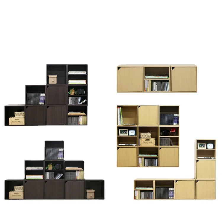 MDF display stand partical board furniture Melamine Wooden cabinet box living room furniture storage bins