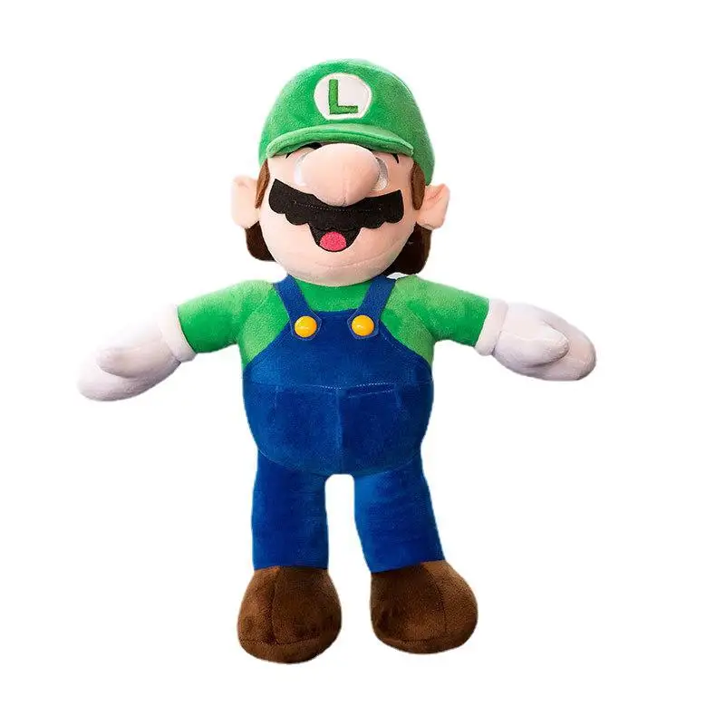 High Quality 53cm Super Bros Plush Toy Mario Game Anime Characters Mario soft toys for children