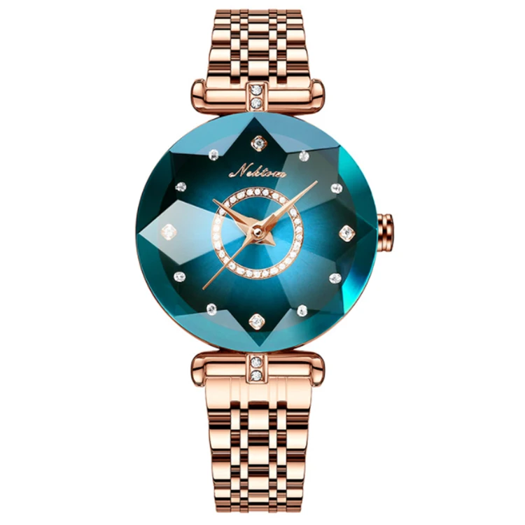 Женские новые модные водонепроницаемые Ши Ин подарок розовое золото электронные часы