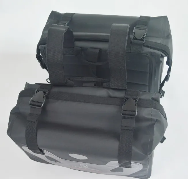 
High Quality 50L motorcycle side bag moto saddle bags Waterproof soft pannier motorcycle duffle bag for motocross 