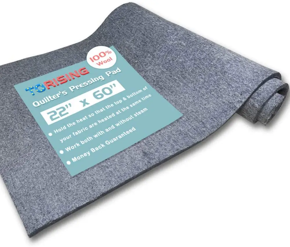 Новые товары 2024 хорошие 2023 Новое поступление стеганая гладильная доска из чистой шерсти 18x36 дюймов Прямая поставка с завода