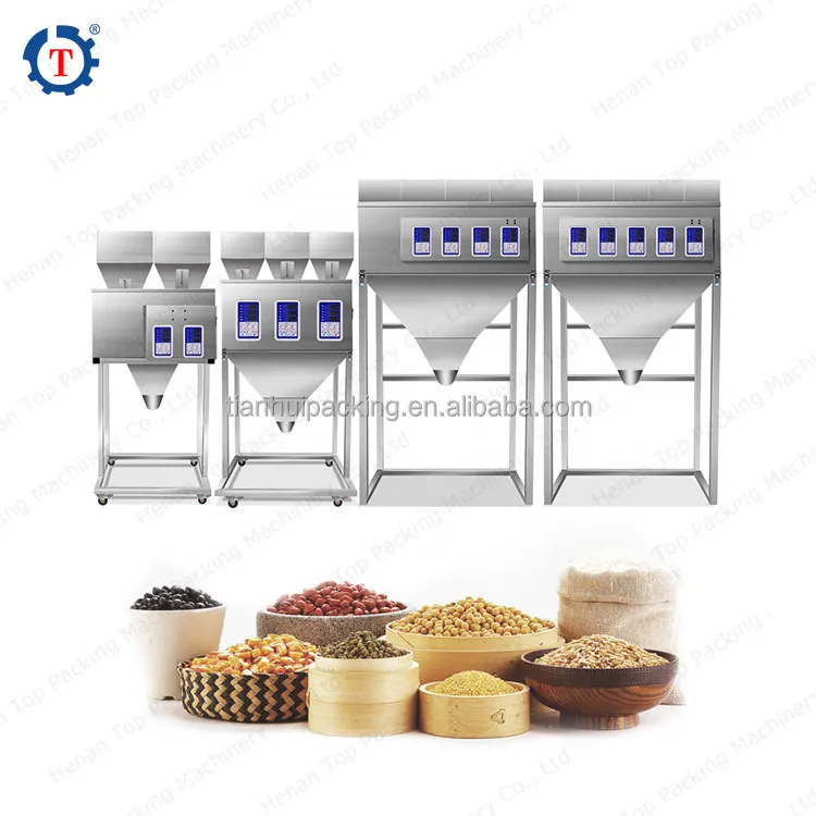 Multi Heads Electronic Scale Weigher Packing Machine Popcorn Tea Quantitative Weighing Granule Sachet filling Machine
