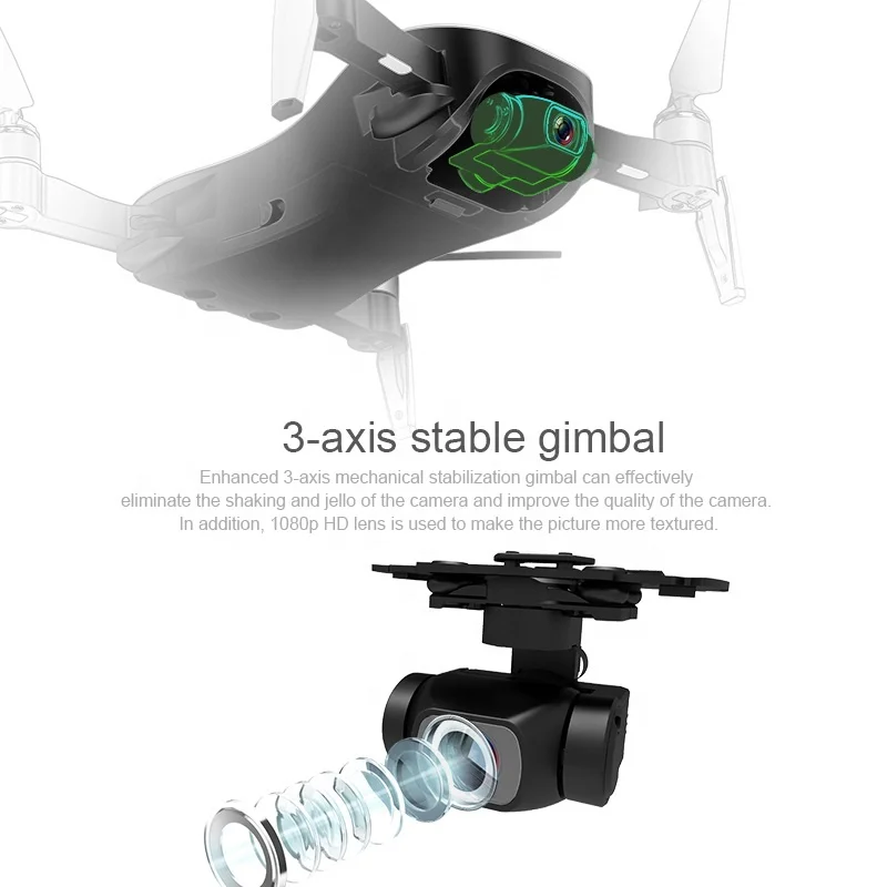 
25 mins flight C-Fly faith Pro Brushless Professional GPS Quadcopter With 3-Axis Gimbal 1080P 5G WIFI Camera FPV Drone vs spark 