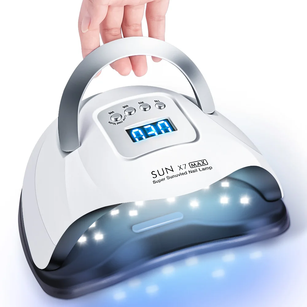 220w UV Led Gel Lamp Manicure Nail Lamps Hot Nail Dryer For Curing With Sensor Lcd Displays Led Nail Lamp For Manicure Beauty