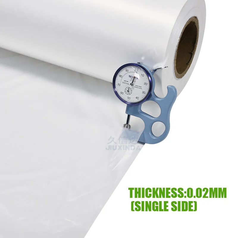 2022 Hot Sale Clear 100% Compostable Biodegradable Food Grade Pof Polyolefin Heat Shrink Film 35mm Transparent Roll PE Soft TUV