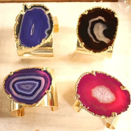 SOUTH BRAZILIAN AGATE CUFFS