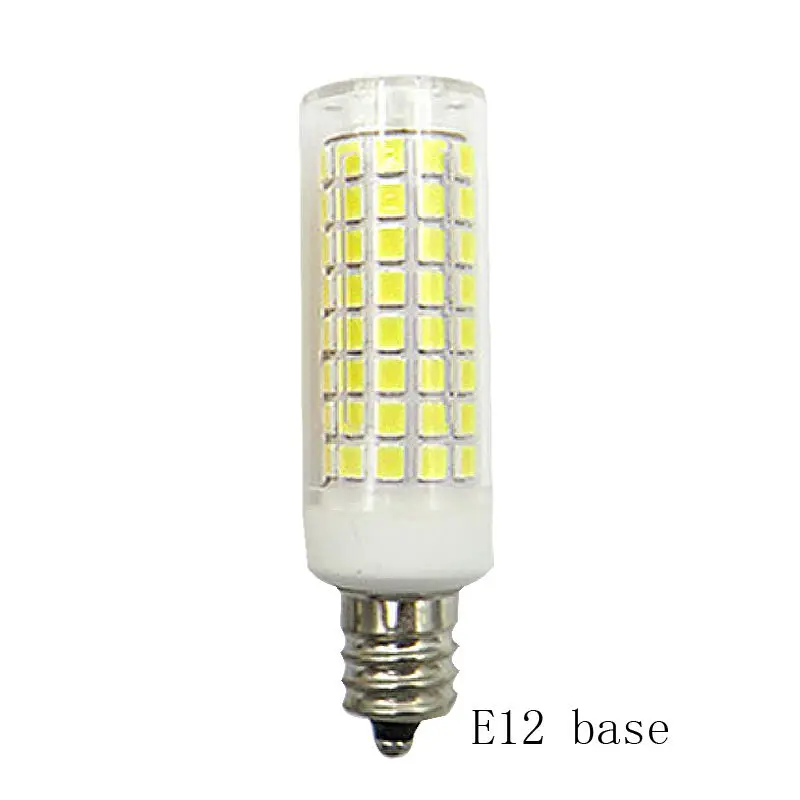 High lumen flux smd2835 102pcs ac120v ac220v 7w e12 e11 led bulb