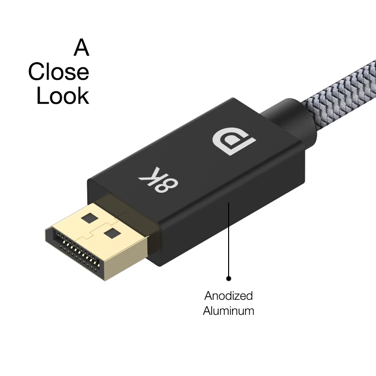 Новые продукты 6 футов 32 4 Гбит/с 8K DP к DisplayPort 1