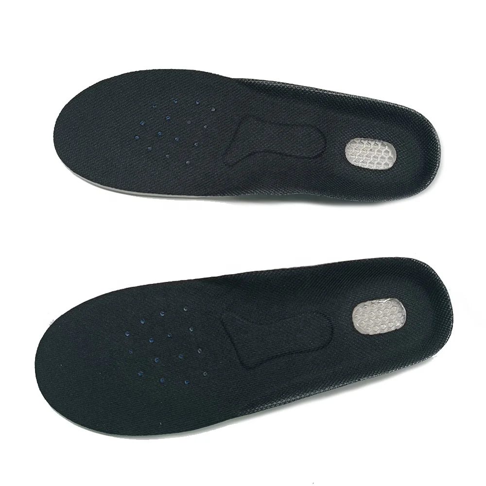 Soft EVA shock-absorbing breathable velvet sports leisure sneaker TPU honeycomb heel shoe insert shoe insole SI03B