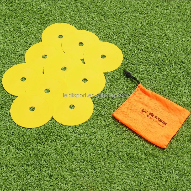 15CM flat marking disc, circular direction marking disc, landmark football training equipment and equipment