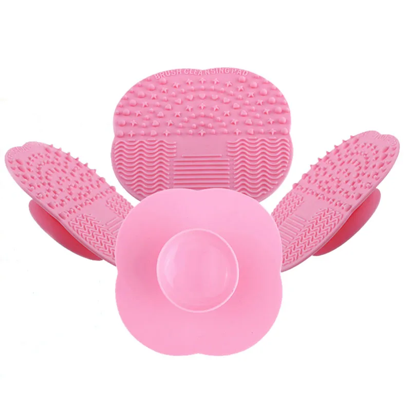 
Multifunction Makeup Brushes Cleaning Mat Scrubber Board Clean Tool Private Label Silicone Brush Cleaner 