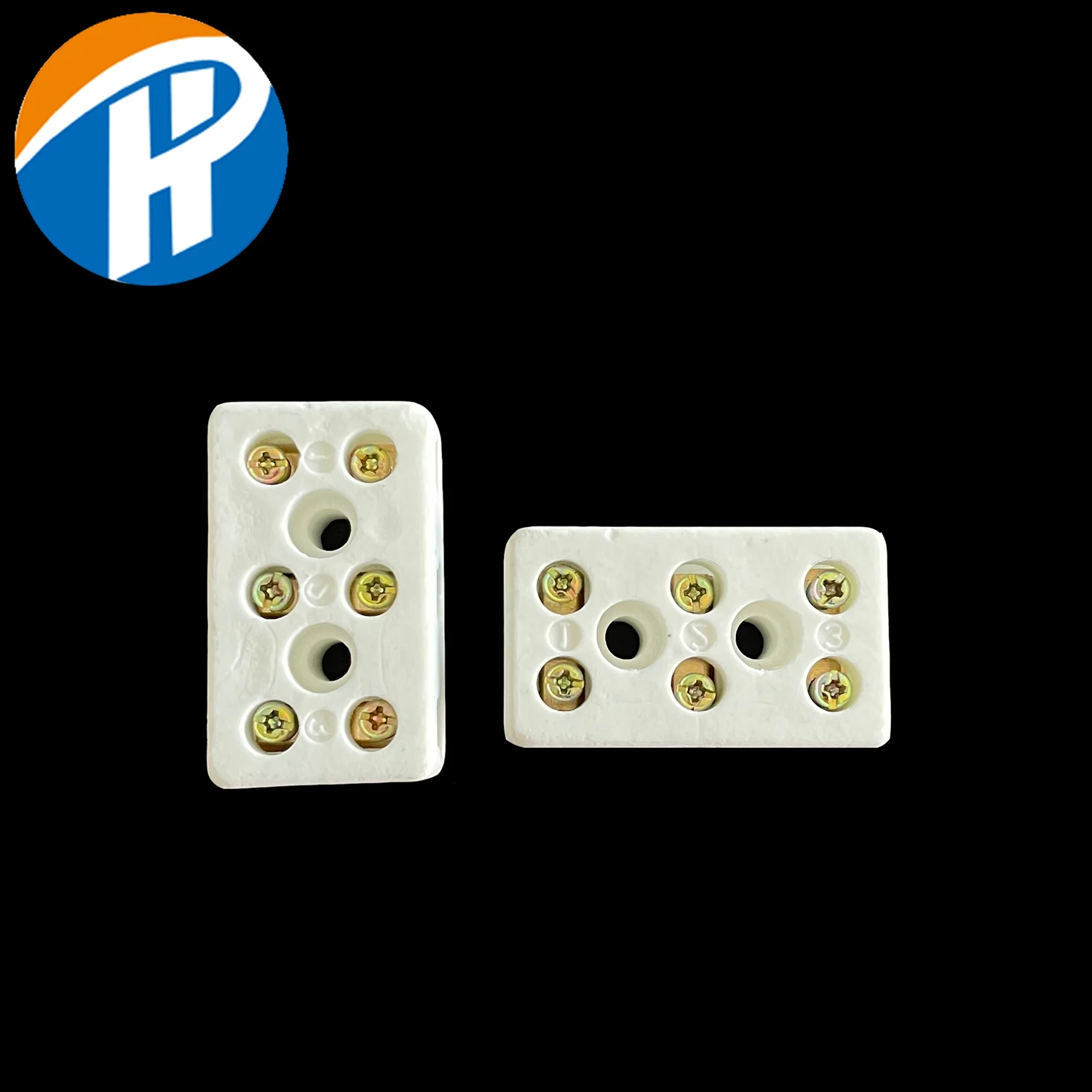 Factory Provides Ceramic Alumina Wire Terminal Cable Porcelain Block Ceramic wiring Terminal Connector