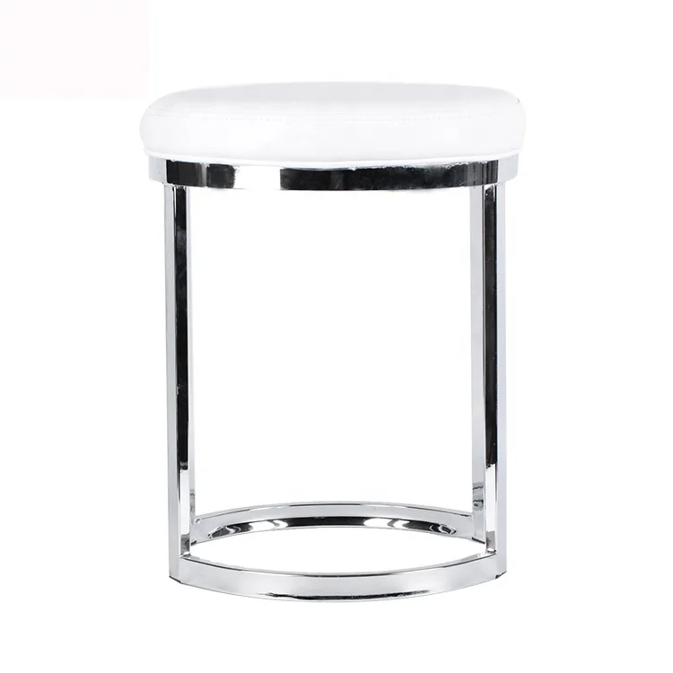 
High quality furniture leather ottoman stool 