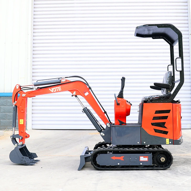Mini Excavator 1 Ton Mini Digger 1000 Kg Free Aftersales Small And Medium Bucket Excavators 1.2 Ton Mini Excavator Prices