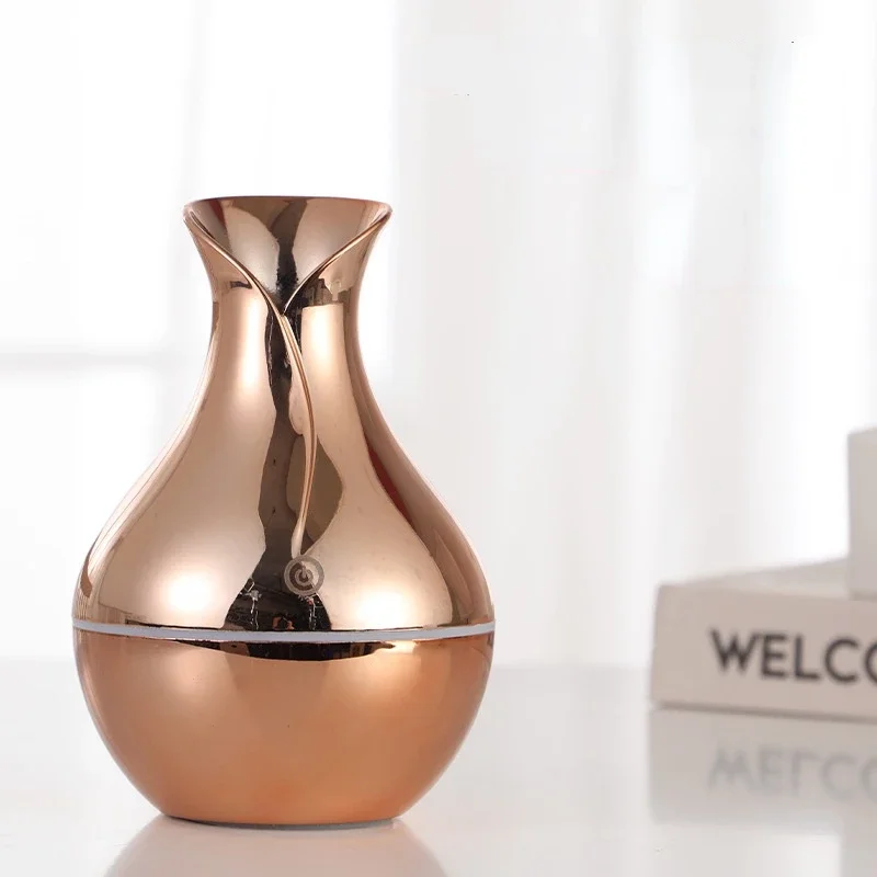 2024 увлажнитель воздуха usb, роскошный увлажнитель с гальваническим покрытием, портативный мини-увлажнитель со светодиодной лампой для дома, спальни, милый luftbeuchter