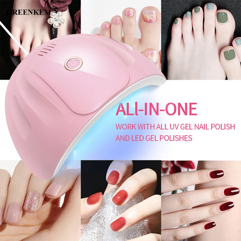 New Sun Light UV LED Dryer Lamp USB Source Nail Phototherapy Lamp Gel Nail Varnish Drying 88W Led Lamp for Nails