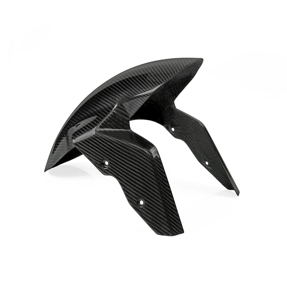 100% Carbon Fiber  Front Fender Replacement S1000RR /S1000R/ HP4/  S1000XR In Twill Weave 100% glossy finish  black