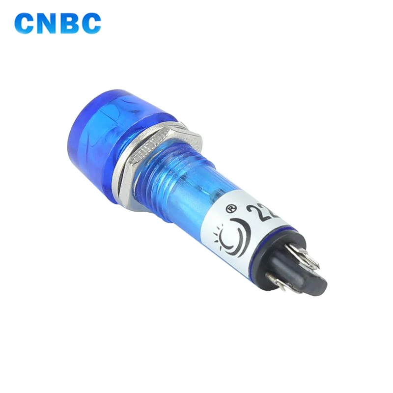 
CNBC 10mm mini size CE water heater led plastic 220v 12v 24v 110v indicator lamp signal light for water heater 