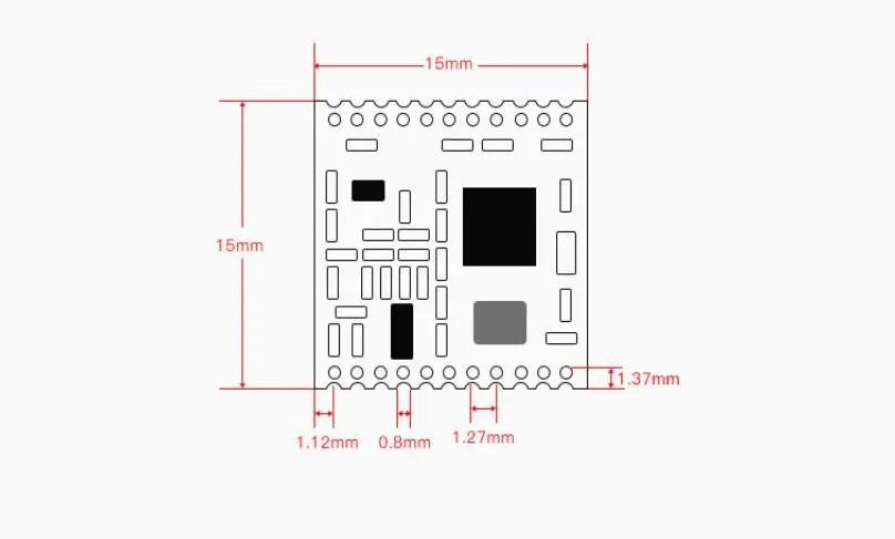 Taidacent 6000m Long Range Wireless Transceiver Module Lora SX1262 433MHZ RF Module