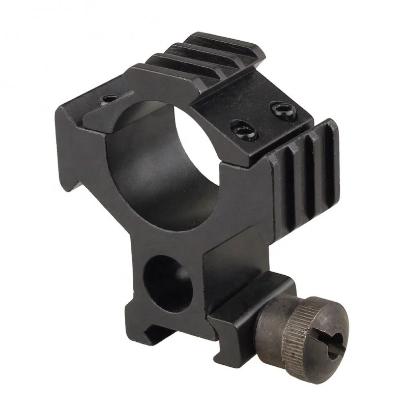 
25.4mm-30mm single mount with three side rails 21.2mm long range shooting rifle scope mount Picatinny Rail single ring 