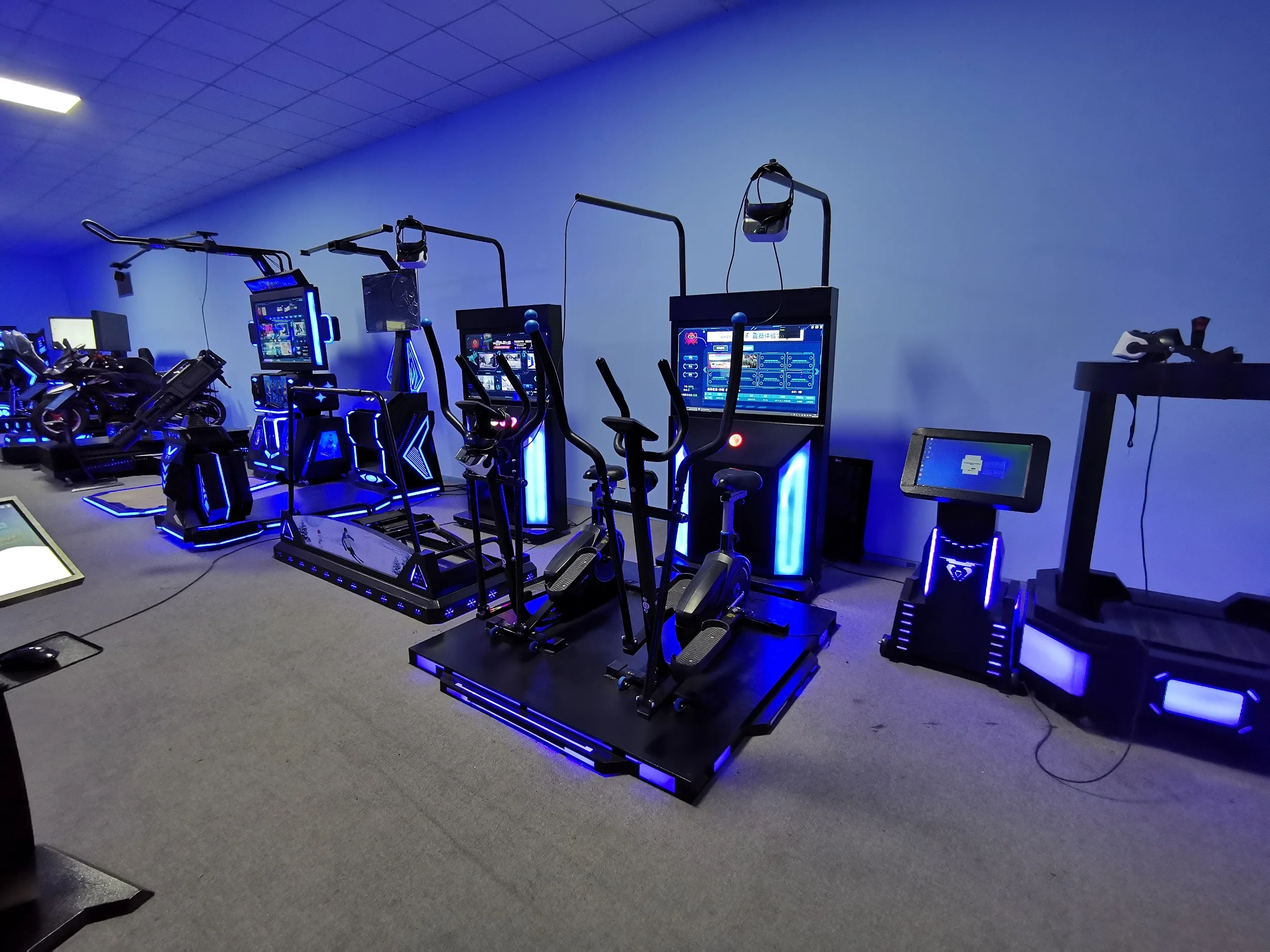 Amusement Park VR Sports Games Series Rhodes 2 Players Virtual Reality Walking For Sale