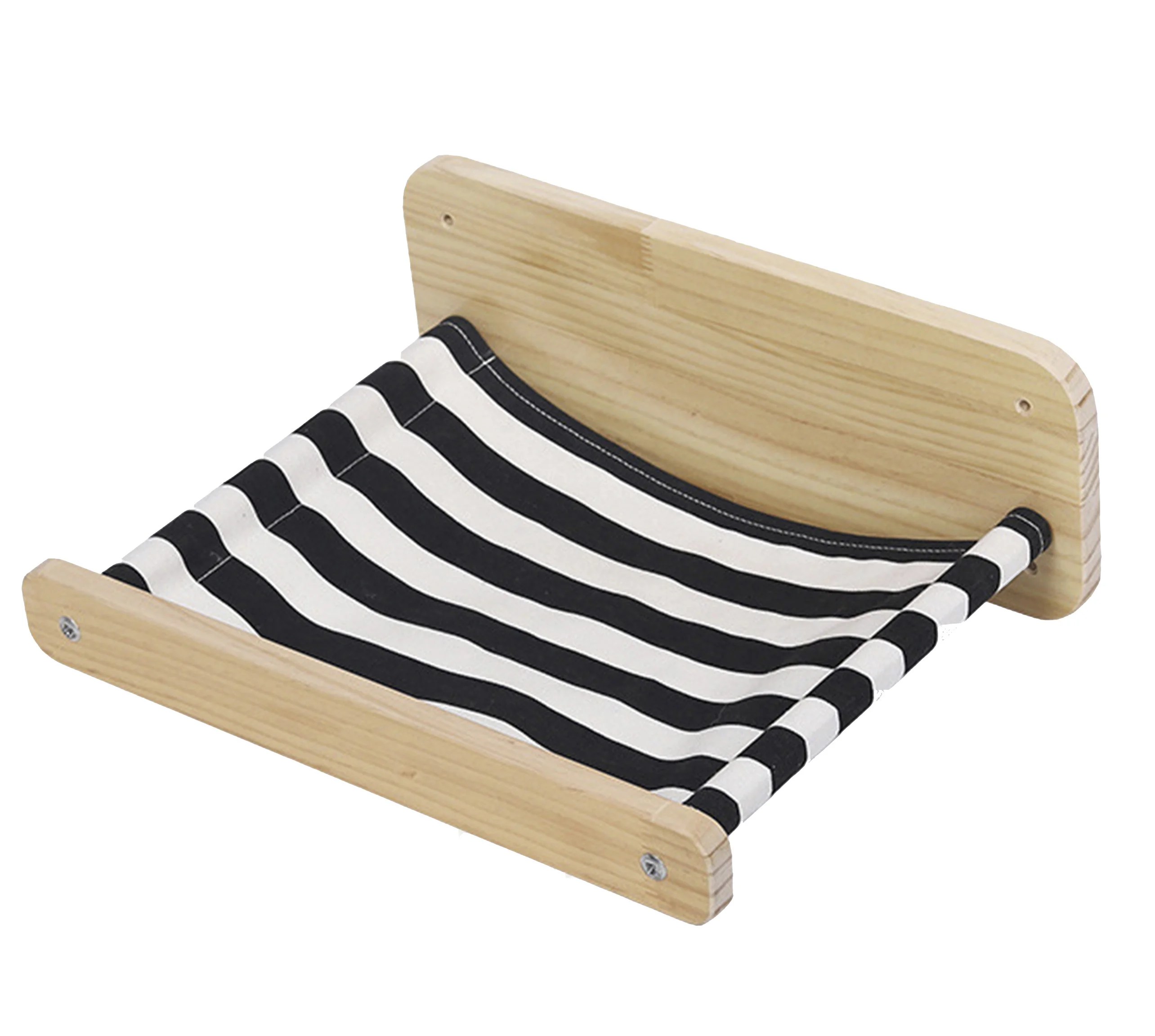 Cat Hammock Wall Mounted Cat Shelf with Two Steps Cat Wall Shelves and Perches for Sleeping,