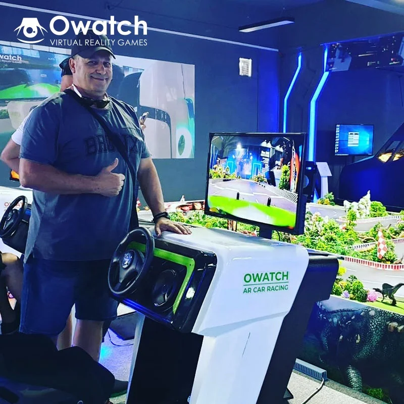 Novelty Interesting Kids love arcade machine Multiplayer 3 to 6 Person AR race car f1 racing simulator