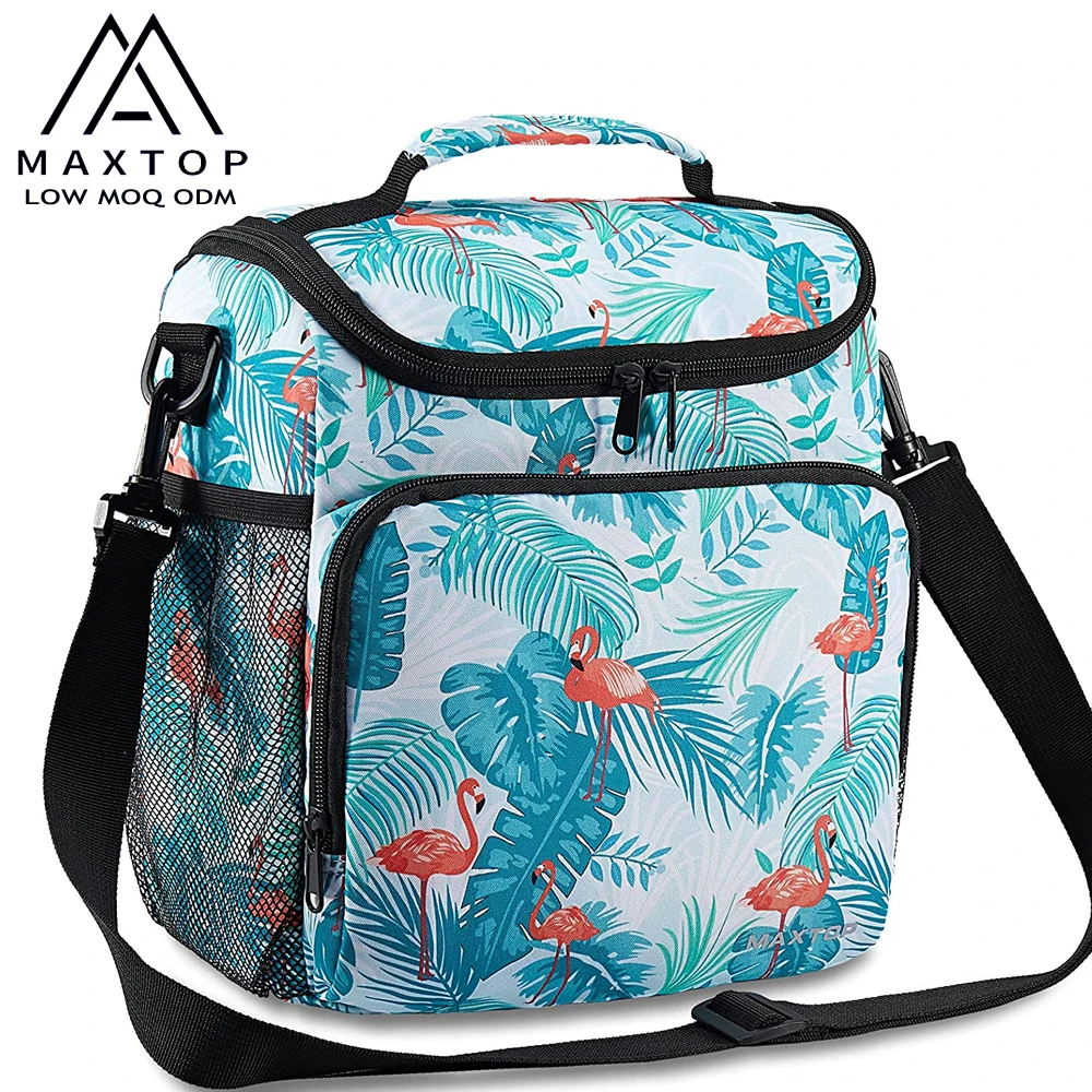 Прямая Заводская поставка, новый стиль, водонепроницаемая сумка-холодильник для пикника, легкая термальная сумка для обеда из холщовой ткани, новый дизайн 2022
