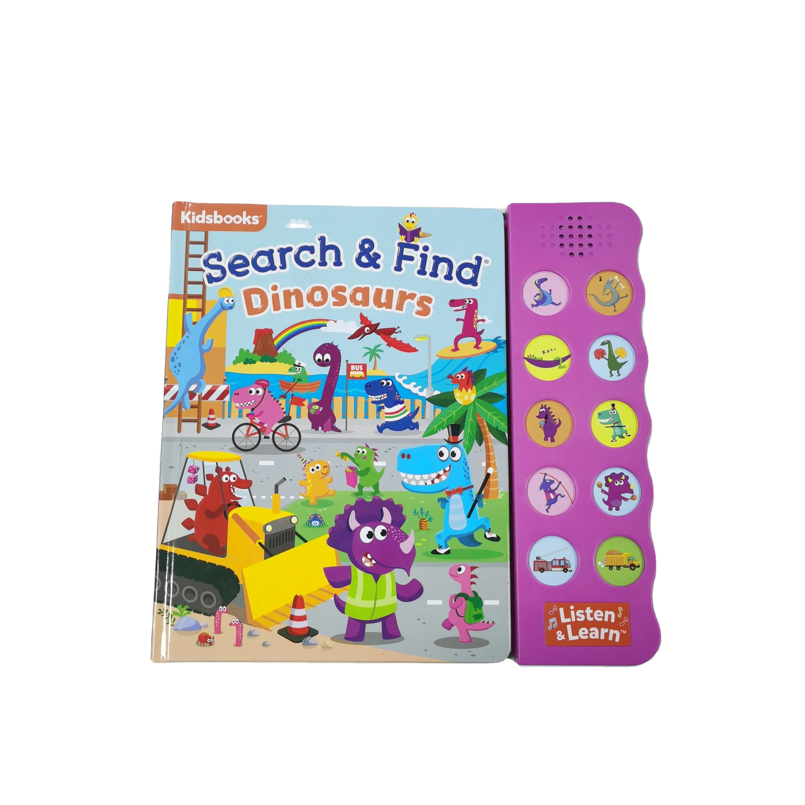 English Audio Books Custom Language Chinese Sound Music Book Children Books With Sound