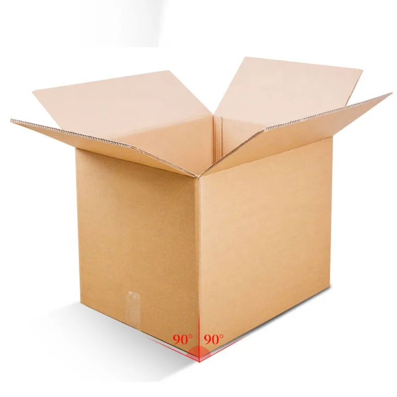 Wholesale Custom Logo Printed Brown Export Corrugated Cardboard Shipping Carton Box Recycle Packaging Box