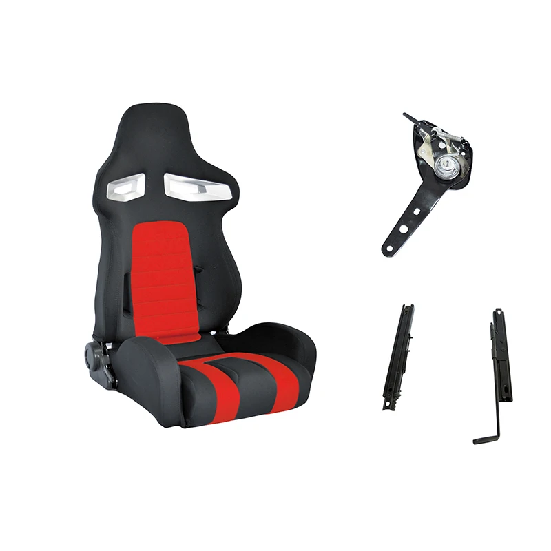 Hot Sales synthetic leather Recaro Seat With Double Adjustor Reclinable Bucket Seats for Racing Car