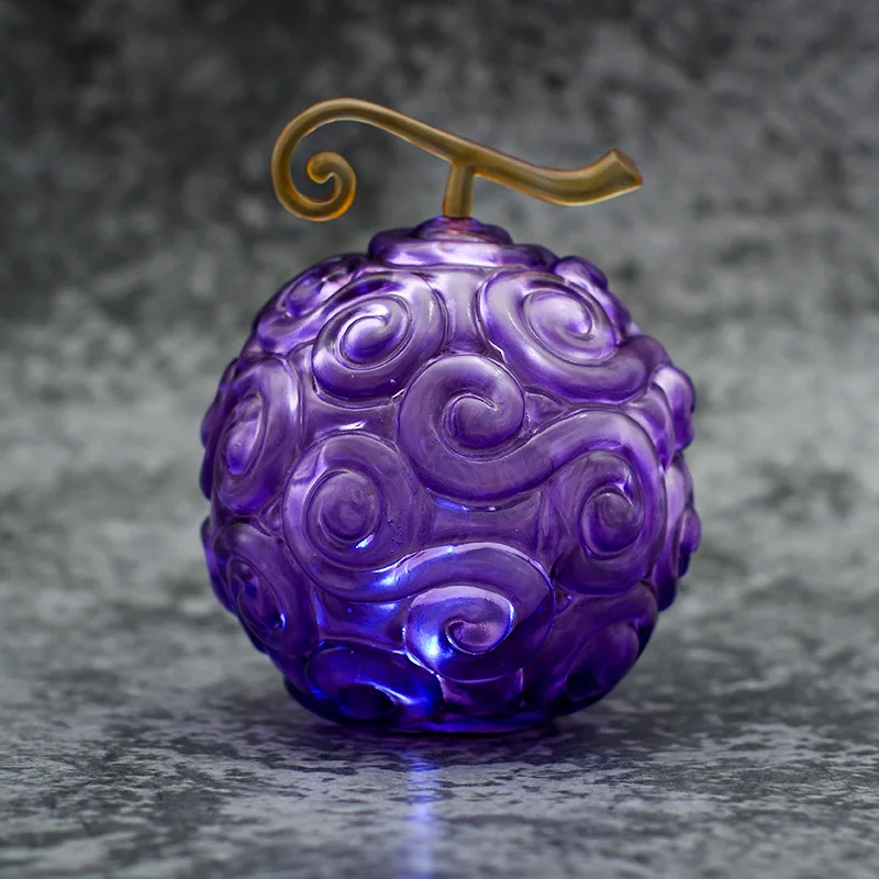 4pcs/set Devil Fruit Glow PVC One PieceS Action Figure Collection Model Toy for Gifts