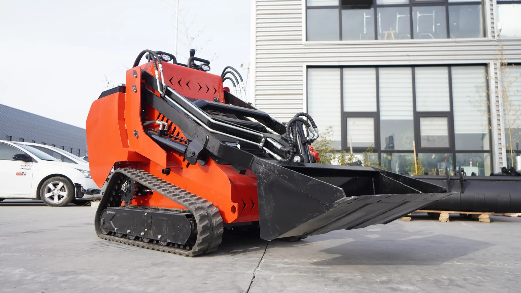 EPA EURO 5 Hightop HT530 14kw diesel engine diesel Three-cylinder engine Customized Tracked Mini Skid Steer Loader