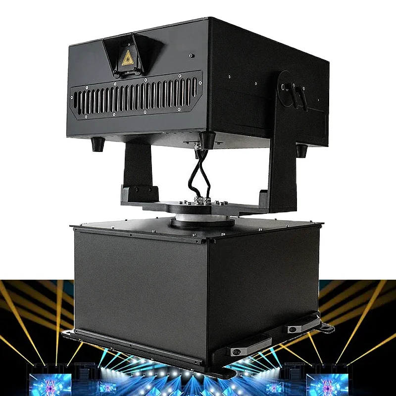 2024 Newest design 30W dj laser light disco rgb animation stage lights laser Waterproof 360 degree rotating laser light