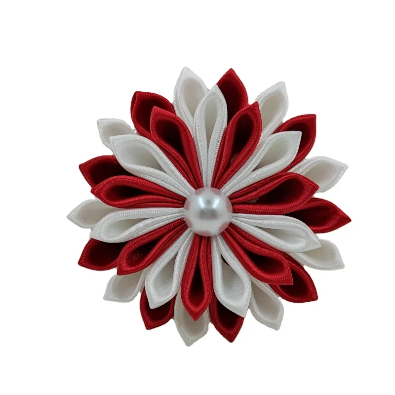 Kanzashi Chrysanthemum Flower Brooch kit