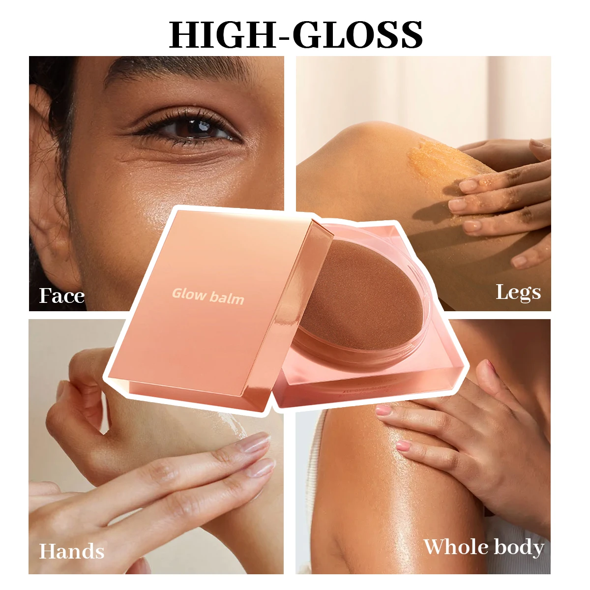 Custom Logo Radiant Finish Body Glitter Highlighter Gel Private Label Vegan High Quality Longlasting Moisturizing lotion
