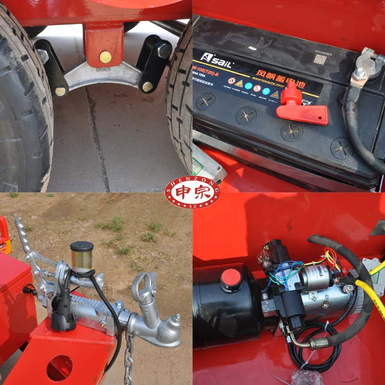 2.5t Transport Trailer Car Trailer Mini Excavator Trailer