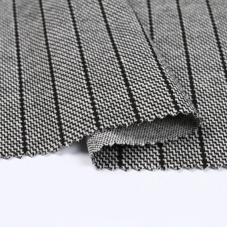 TR yarn-dyed advantages stripe indian jacquard dress fabrics for clothing