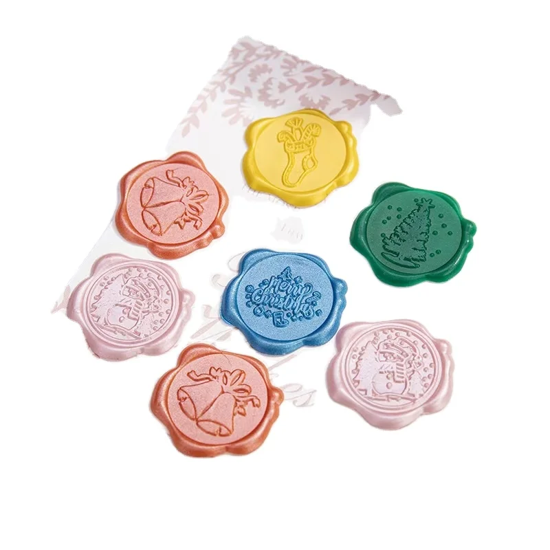Adhesive Personalized Service Custom Made Sealing Wax Seal Stamp Stickers