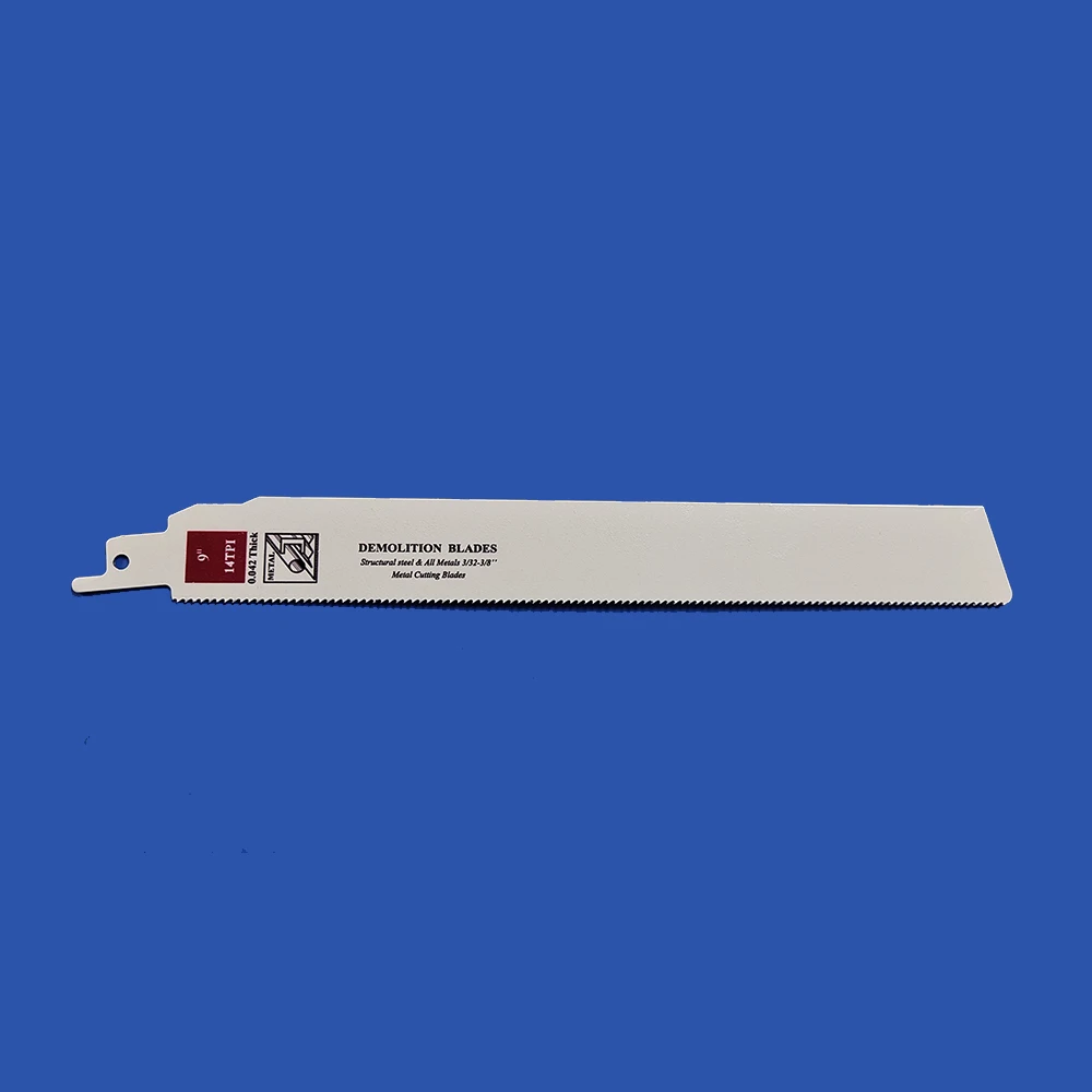 Industrial Grade 8-Inch 14T Fast Bi-Metal Reciprocating Saw Blade M42 Metal Pipe Cutting Electric Beam Welding OEM Customizable