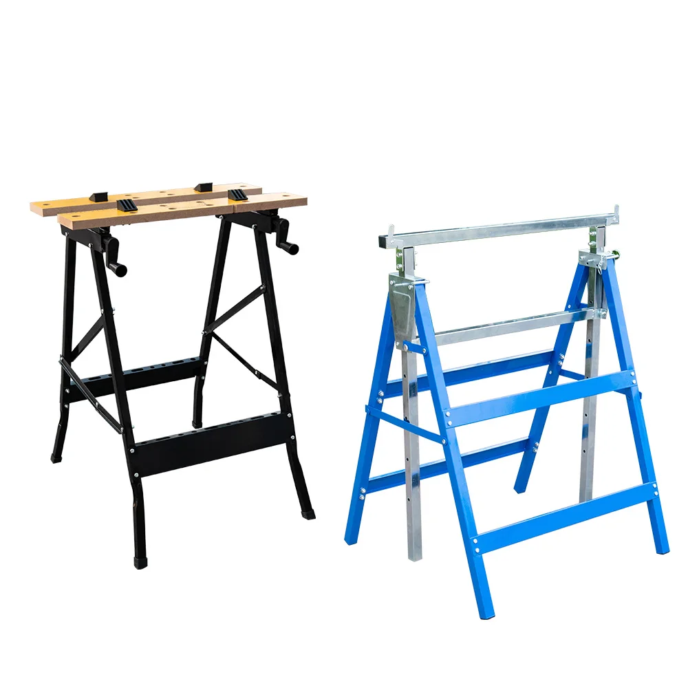 Телескопическая пила для лошадей металлическая складная подставка столярных работ с регулируемой