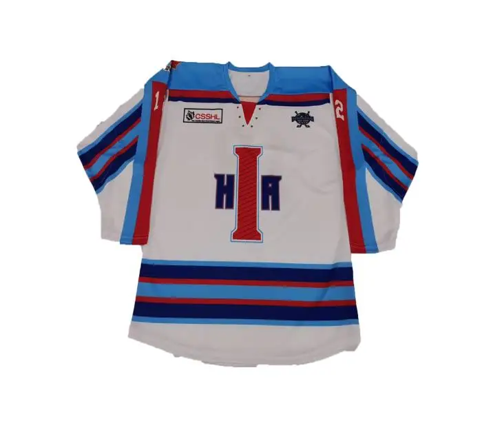 2021 hot selling ice hockey shirts any logo sublimation golden custom hockey jersey